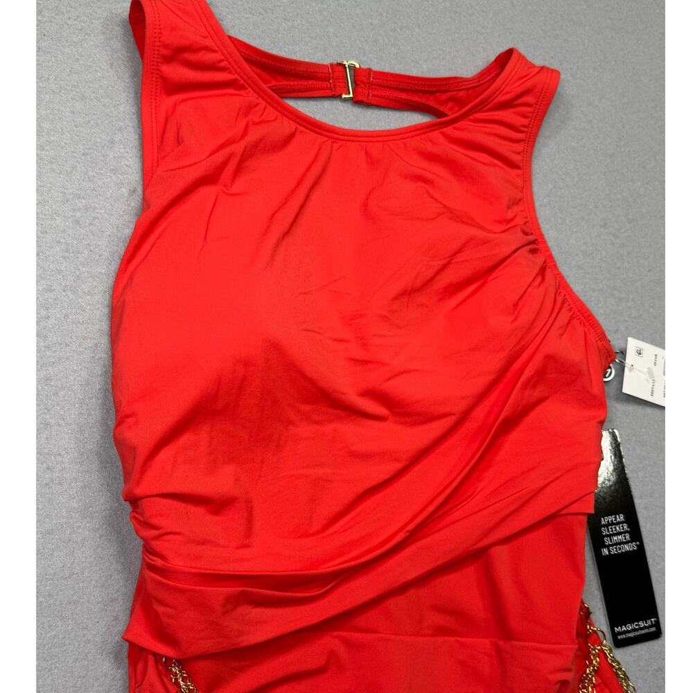Magicsuit Women's Hyperlink Annette One-Piece Swimsuit - Persimmon 10 $182 - Picture 6 of 13